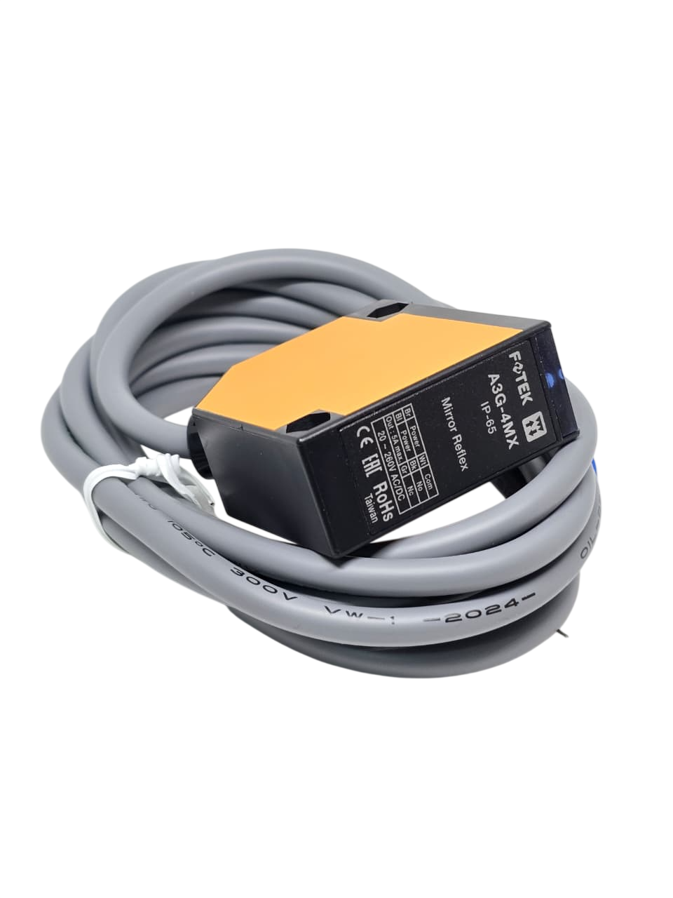 SENSOR FOTOELECTRICO C/ESPEJO FOTEK