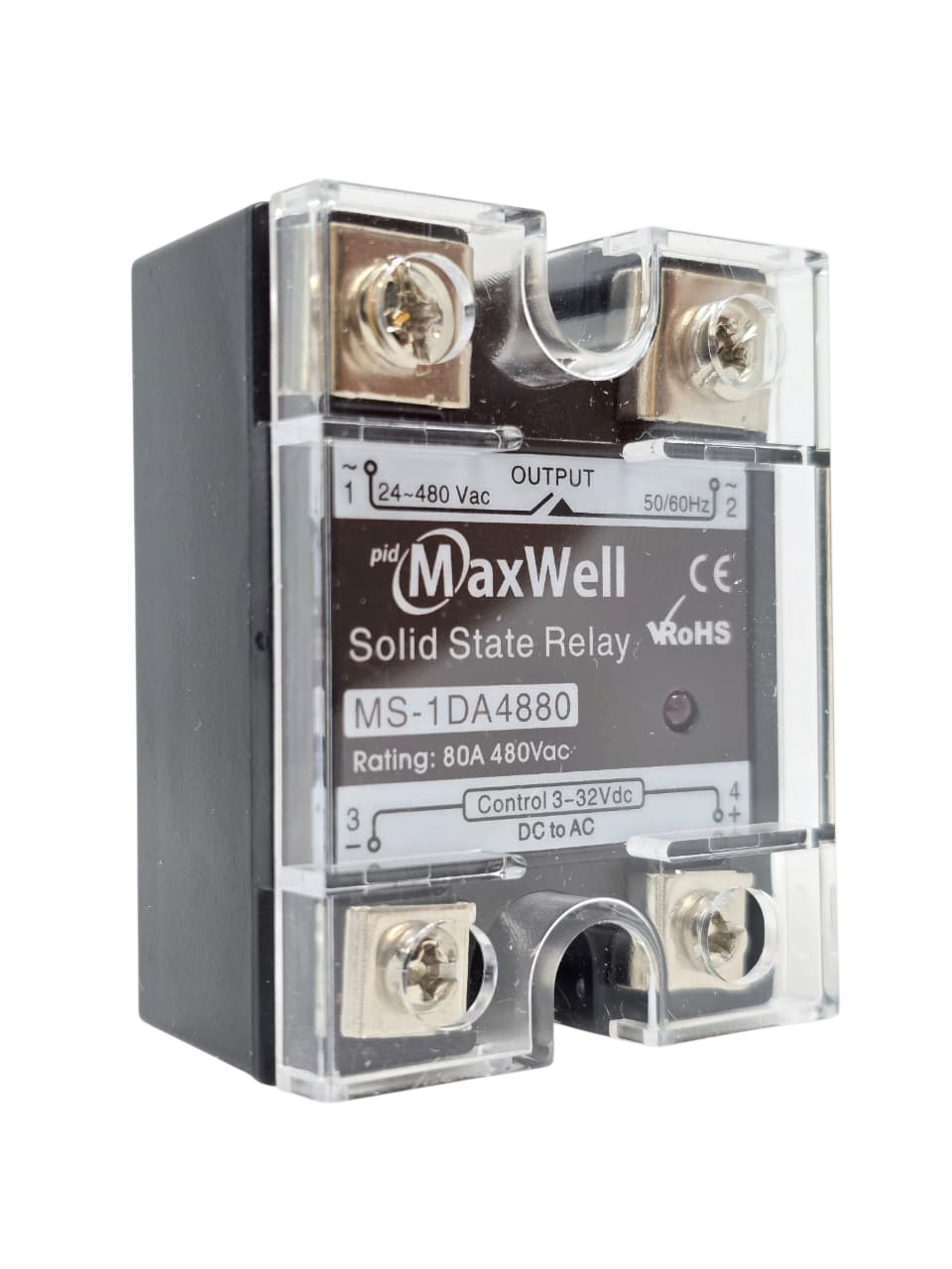 RELÉ DE ESTADO SÓLIDO MAXWELL 80A