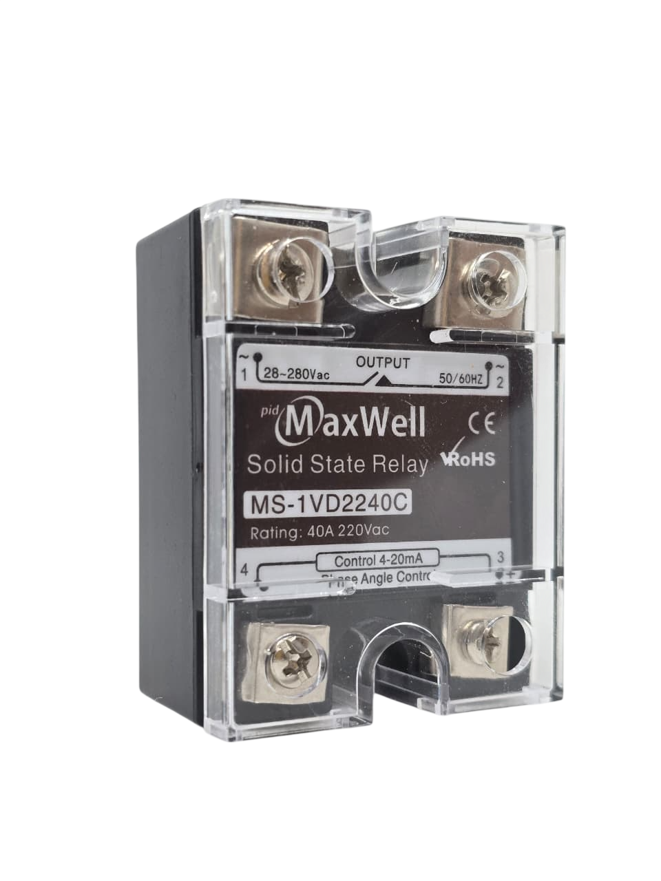 RELÉ DE ESTADO SÓLIDO MAXWELL 40A