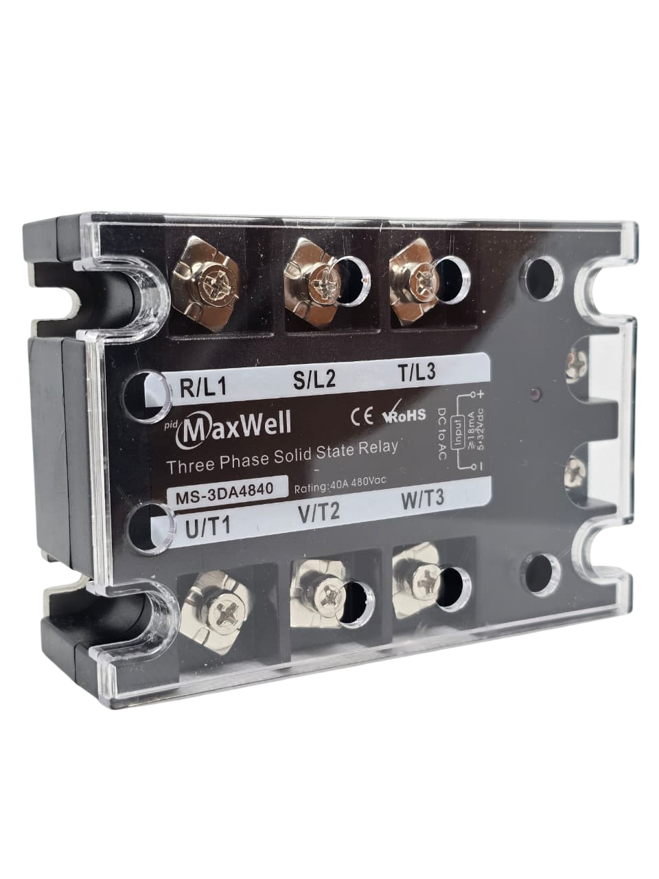 RELÉ DE ESTADO SÓLIDO MAXWELL 3F 40A