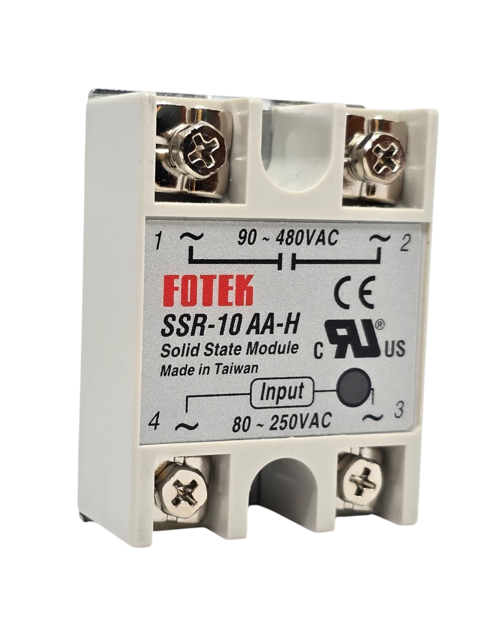 RELÉ DE ESTADO SÓLIDO FOTEK 10A AC-AC