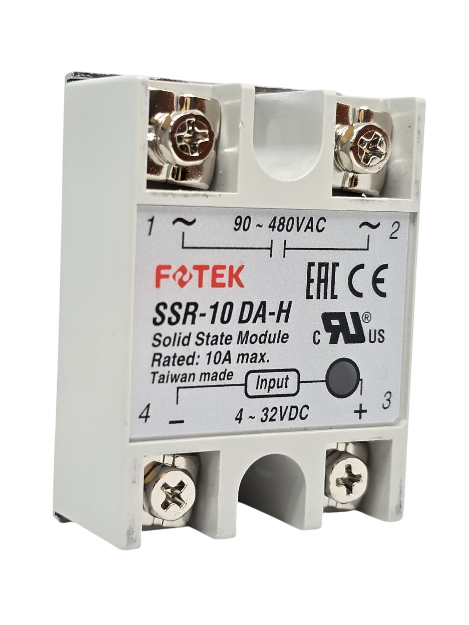 RELÉ DE ESTADO SÓLIDO FOTEK 10A DC-AC