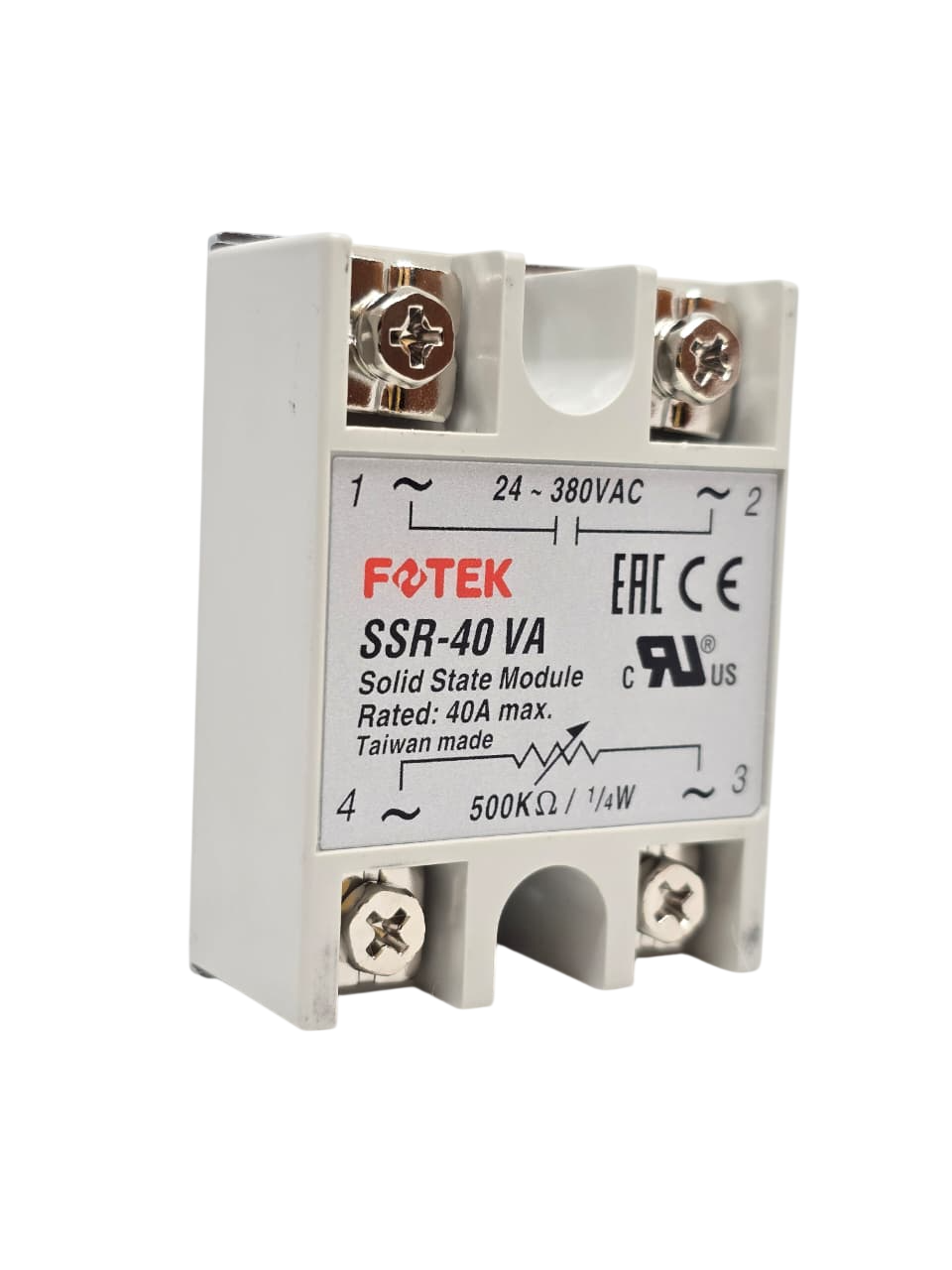 RELÉ DE ESTADO SÓLIDO VARIABLE FOTEK 40A