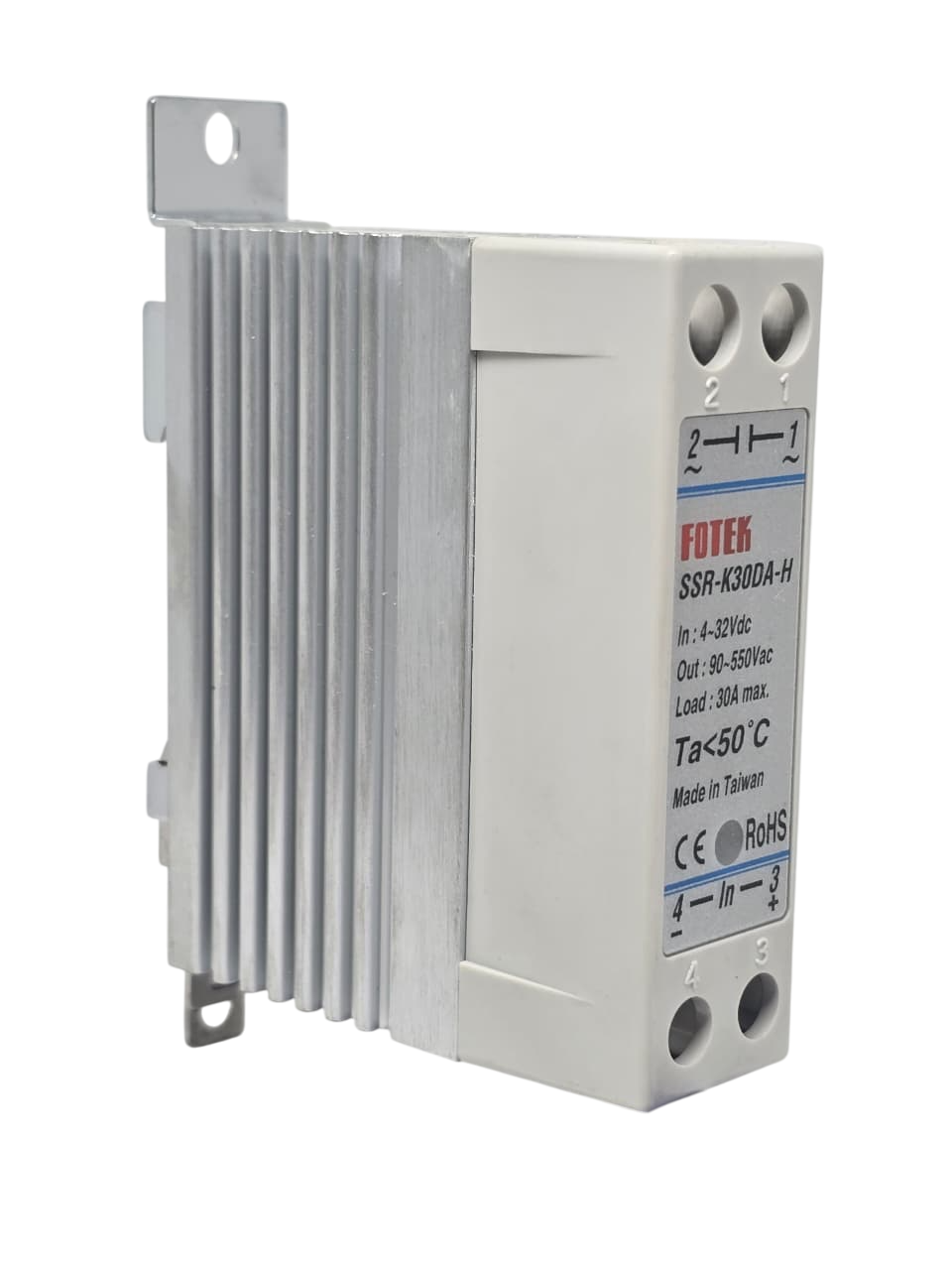 RELÉ DE ESTADO SÓLIDO FOTEK 30A 