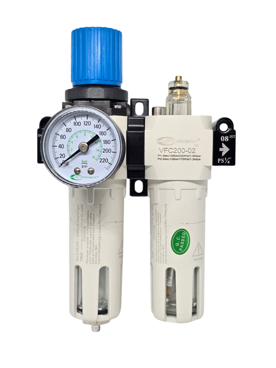 UNIDAD DE MANTENIMIENTO DE 1/4 VPC PNEUMATIC
